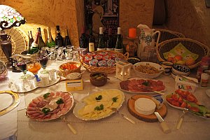 reichaltiges Frühstücksbuffet